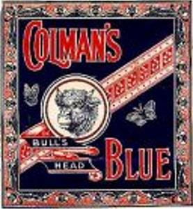 COLMAN'S BLUE BULLS HEAD - לוגו סימן מסחר