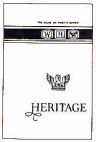 HERITAGE  W H - לוגו סימן מסחר