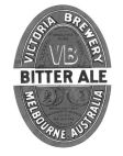 VICTORIA BREWERY VB BITTER ALE MELBOURNE AUSTRALIA - לוגו סימן מסחר