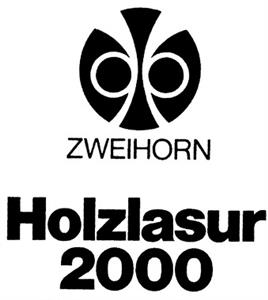 ZWEIHORN HOLZLASUR 2000 - לוגו סימן מסחר רשום