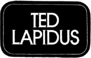 TED LAPIDUS - לוגו סימן מסחר רשום