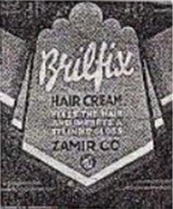 BRILFIX hair cream ZAMIR CO - לוגו סימן מסחר