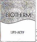 BIOTHERM LIPO - ACTIF - לוגו סימן מסחר