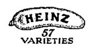 HEINZ 57 VARIETIES - לוגו סימן מסחר רשום