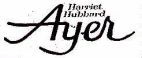 AYER HARRIET HUBBARD AYER - לוגו סימן מסחר