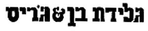 גלידת בן & ג'ריס - לוגו סימן מסחר