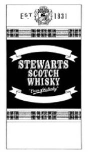 EST. 1831 STEWARTS SCOTCH WHISKY - לוגו סימן מסחר רשום