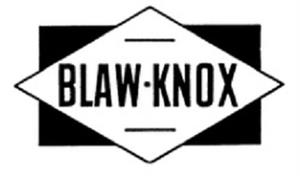 BLAW-KNOX - לוגו סימן מסחר רשום