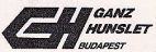GANZ - HUNSLET BUDAPEST G H - לוגו סימן מסחר