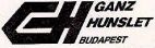 GANZ - HUNSLET BUDAPEST G H - לוגו סימן מסחר