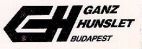 GANZ - HUNSLET BUDAPEST G H - לוגו סימן מסחר