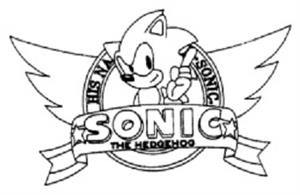 SONIC HIS NA SONIC THE HEDGEHOG - לוגו סימן מסחר רשום