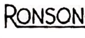 RONSON - לוגו סימן מסחר