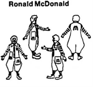 RONALD McDONALD M - לוגו סימן מסחר רשום