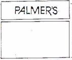 PALMER'S - לוגו סימן מסחר