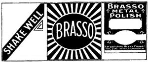 BRASSO SHAKE WELL METAL POLISH - לוגו סימן מסחר