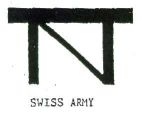 SWISS ARMY - לוגו סימן מסחר
