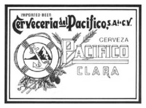 CERVEZA PACIFICO CLARA imported beer CERVECERIA del PACIFICO s.a  c.v - לוגו סימן מסחר רשום
