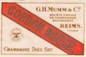 CORDON ROUGE CHAMPAGNE TRES SEC G.H.MUMM & CO REIMS - לוגו סימן מסחר