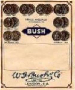 prize medal awarded to BUSH london - לוגו סימן מסחר