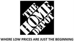 THE HOME DEPOT where low prices are just the beginning - לוגו סימן מסחר רשום