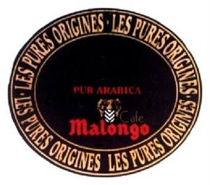 PUR ARABICA Malongo Cafe  LES PURES ORIGINES - לוגו סימן מסחר