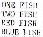 ONE FISH TWO FISH RED FISH BLUE FISH - לוגו סימן מסחר