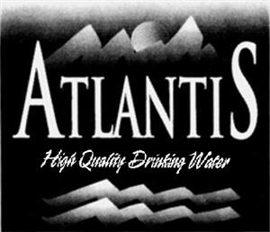 ATLANTIS HIGH QUALITY DRINKING WATER - לוגו סימן מסחר
