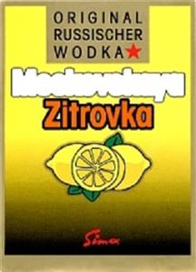 MOSKOVSKAYA ZITROVKA Simex original russischer wodka - לוגו סימן מסחר