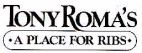 TONY ROMA'S A PLACE FOR RIBS - לוגו סימן מסחר