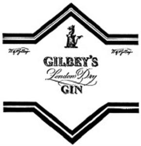 GILBEY'S London Dry GIN - לוגו סימן מסחר רשום