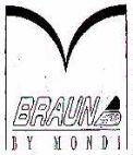 BRAUN BY MONDI - לוגו סימן מסחר
