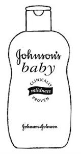 Johnson's baby Johnson & Johnson clinically proven mildness - לוגו סימן מסחר